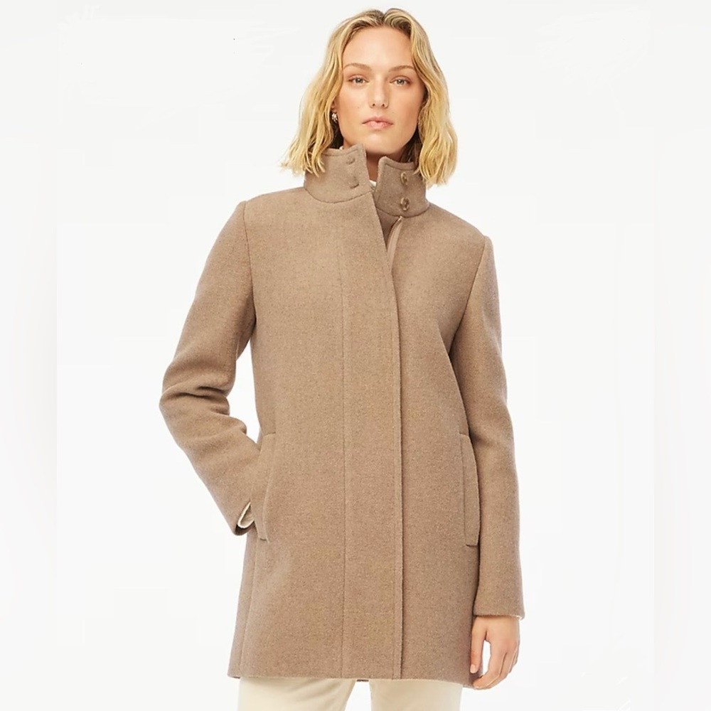 J. Crew Wool-blend city coat